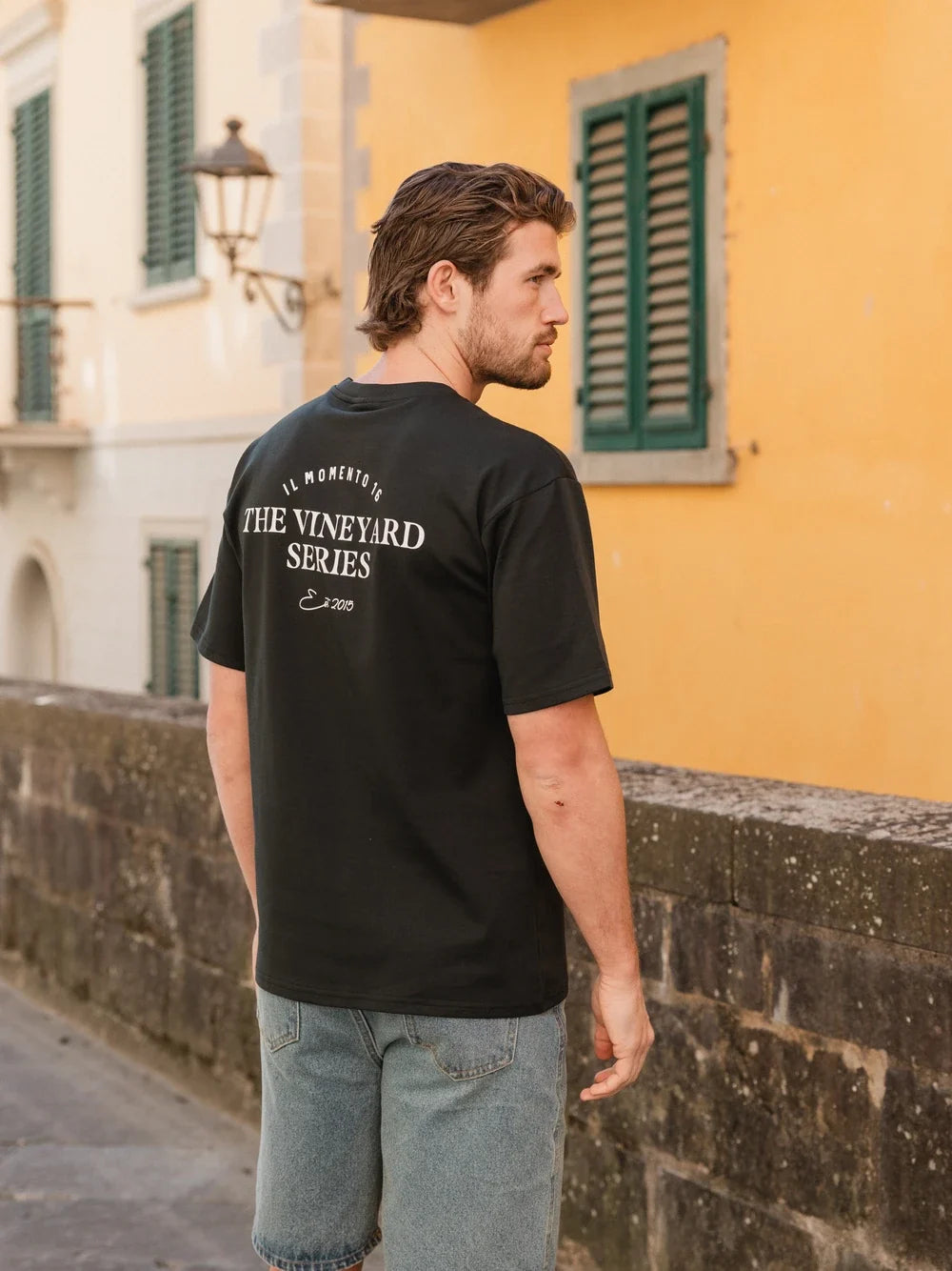 Grüne Weinberg-Serie Übergröße T-Shirt