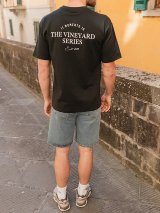 Grüne Weinberg-Serie Übergröße T-Shirt