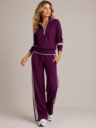 Selina - Zip-Sweater-Set