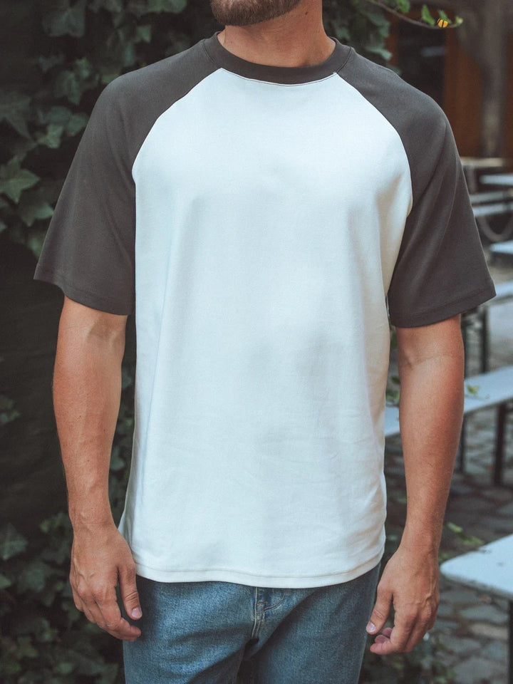 Braunes Raglan Oversized T-Shirt