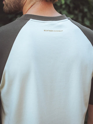 Braunes Raglan Oversized T-Shirt