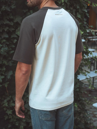 Braunes Raglan Oversized T-Shirt