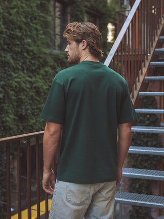 Grünes NYC Oversized T-Shirt