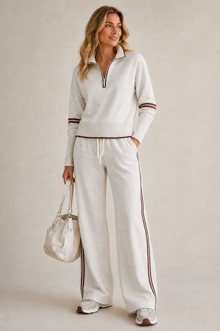 Selina - Zip-Sweater-Set