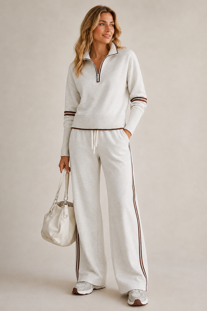 Selina - Zip-Sweater-Set