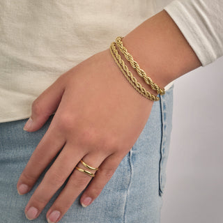 Gedrehte Armband 4mm