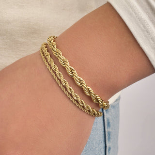 Gedrehte Armband 4mm