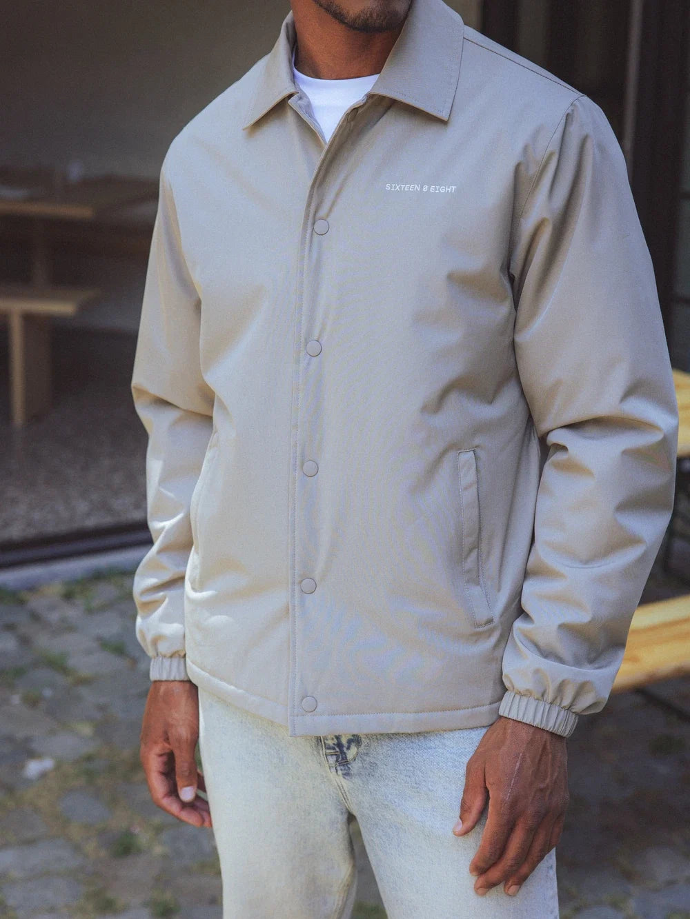 Khaki Stadtjacke