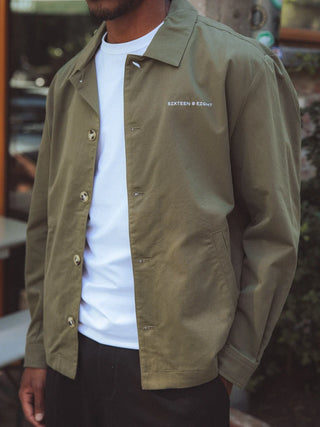 Armeegrün Sechzehn Overshirt