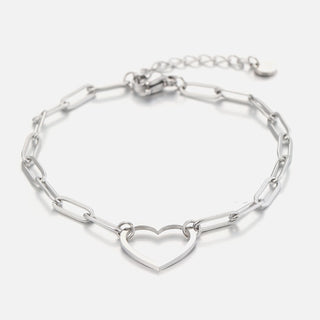 Gliederarmband großes Herz