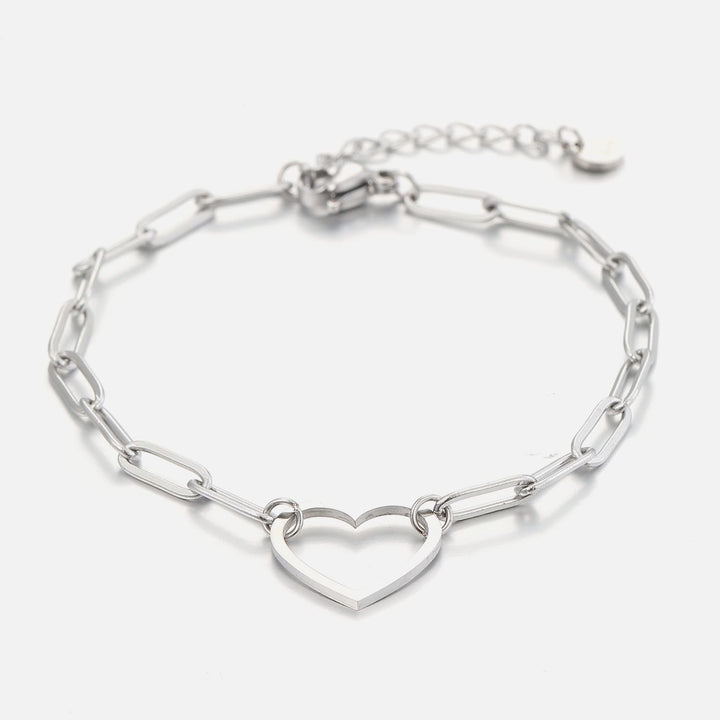 Gliederarmband großes Herz