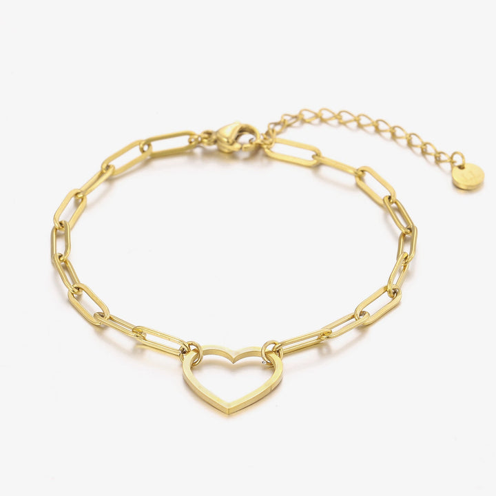 Gliederarmband großes Herz